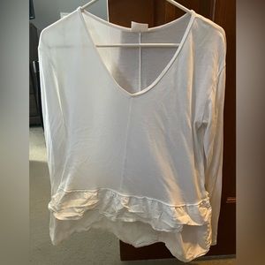 Abound long sleeved peplum top